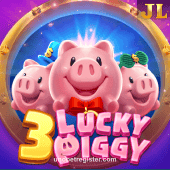 3 Lucky Piggy Slot Game Card